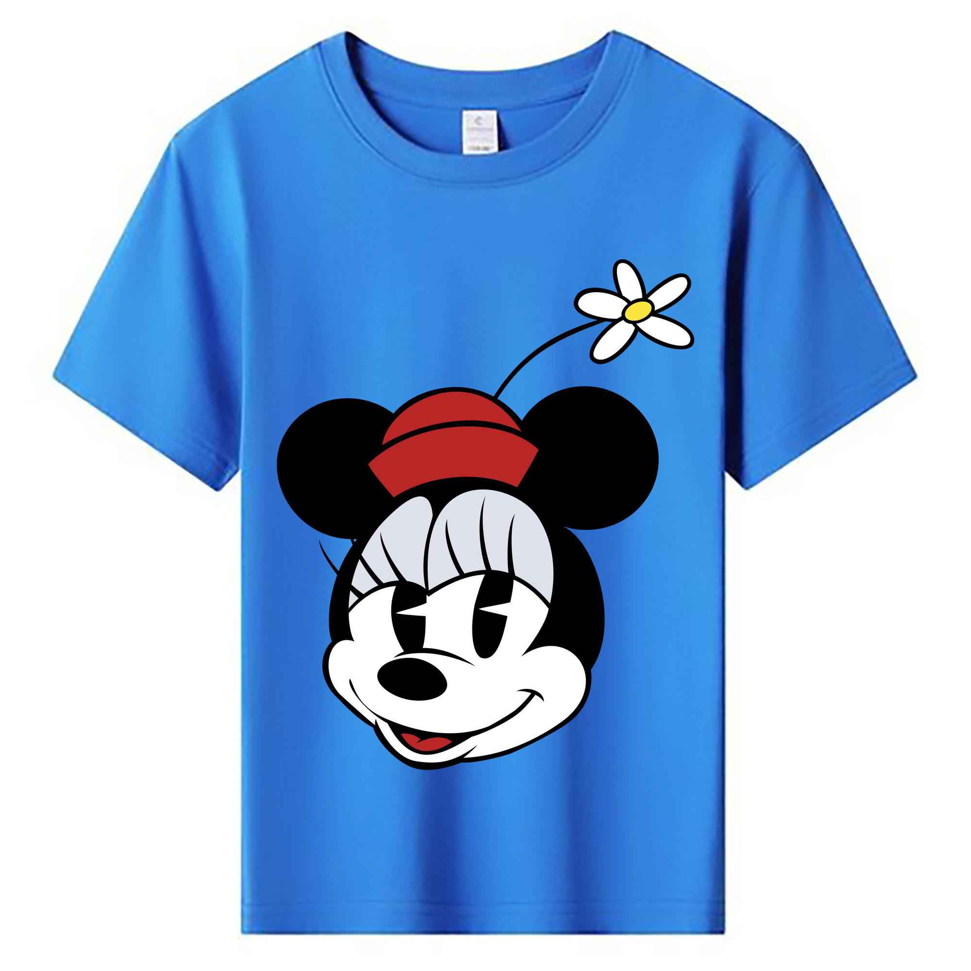 ミッキーマウス Mickey Mouse 綿100％キッズTシャツ（フロントプリント）